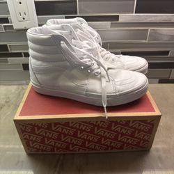 Vans White Hi Top Sk8 Size 6.5w 5m 45$ Gym Wear