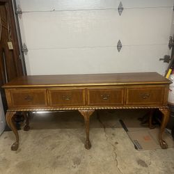 Baker Furniture Side Table 71”