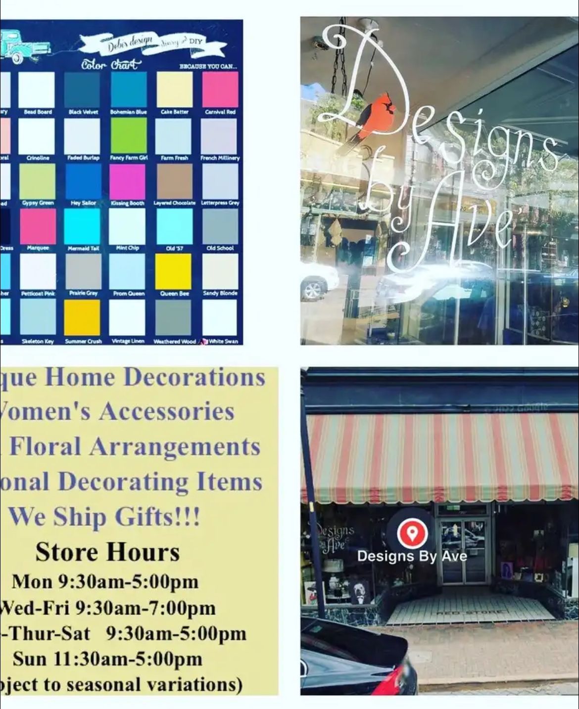 Diypaint Chalk & Clay Furniture Products and Decoupage Papers Sold Here!