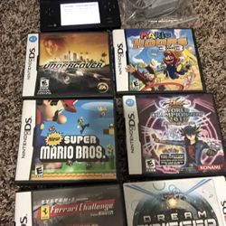 Nintendo Dsi With 6 Games