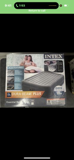 Intex Dura-Beam Plus air mattress.
