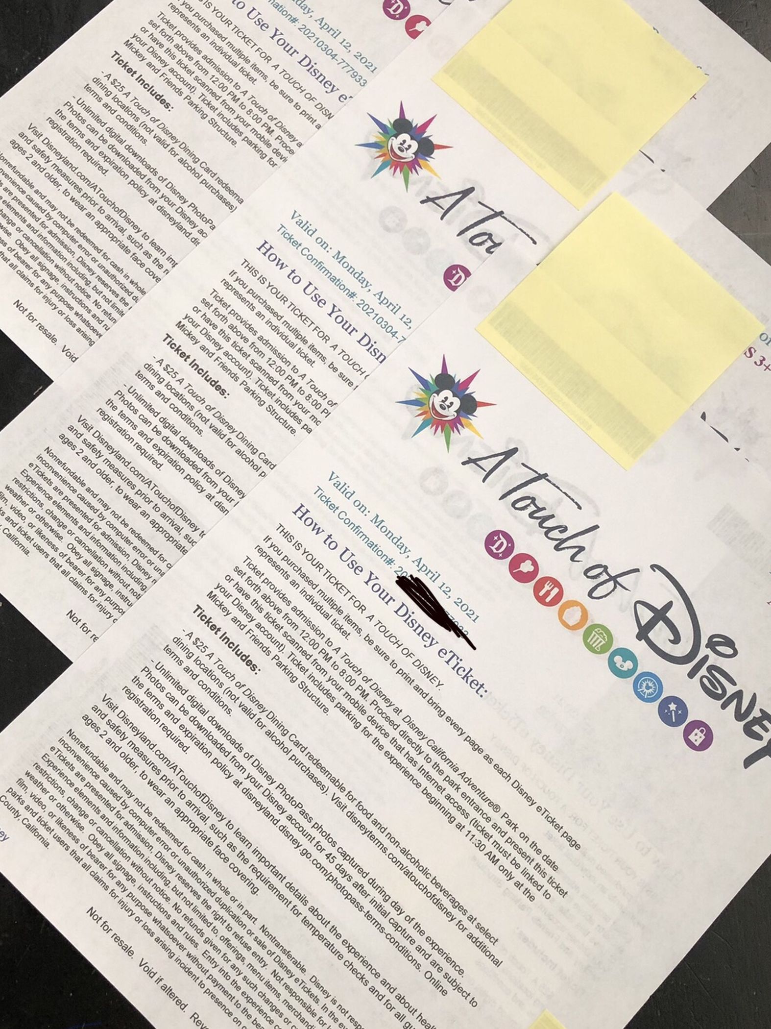 A Touch of Disney Tickets!