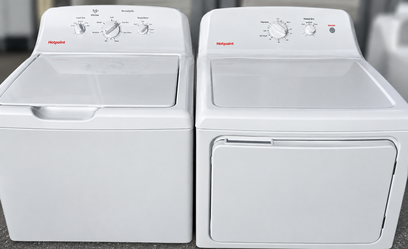 Hotpoint Washer and Dryer Set - Clean & Working Matching Pair