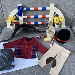 Our Generation Horse Jumping Equestrian Set Fits American Girl Dolls