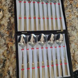 Stainless Steel Spoon & Chopsticks Collection