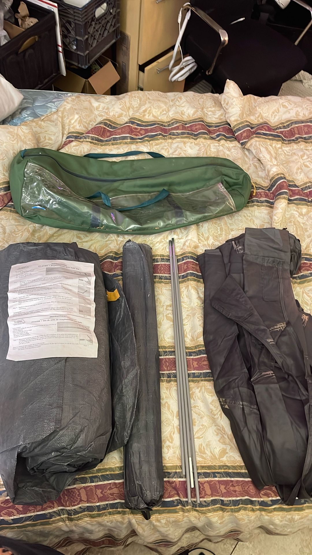 COLEMAN CRESCENT RIM 4 PERSON 9'X9'X58' CAMPING TENT