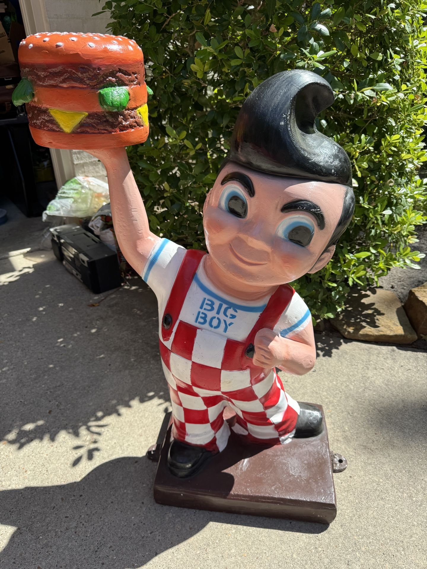 Bobs Big Boy Statue - Aluminum 4ft Tall
