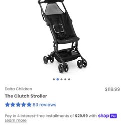 Delta Clutch Travel Stroller 