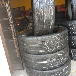 New Tires Set Continental 215 60 17