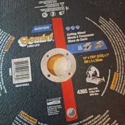 14" Norton Gemini Cutting wheels (9)