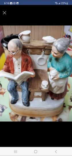 Vintage music box Figurine
