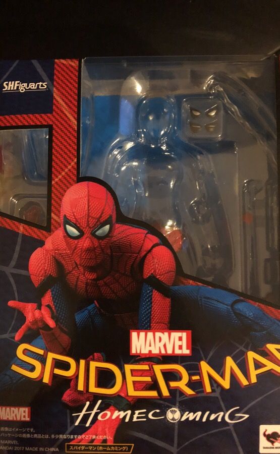 Spider-Man SH Figuarts WITH custom Tom Holland Head