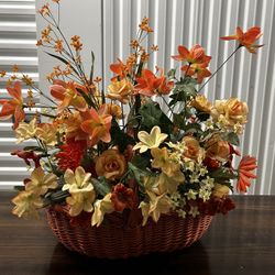 Floral Basket With Flowers 💐 