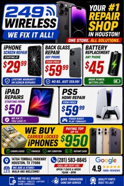 iPhone repair specials