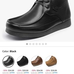 Bruno Marc Men’s Wallabee Chukka Boots 