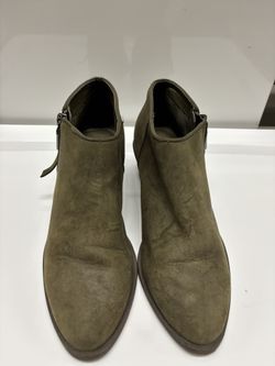 Olive Ankle Boots