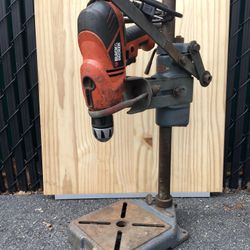 MUST Go ASAP! Vintage Craftsman Drill Press Stand + A Drill