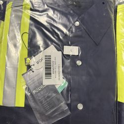Insulated Hi Vis FR Heavyweight Water Repellent Stain Resistant Jacket-3004HV