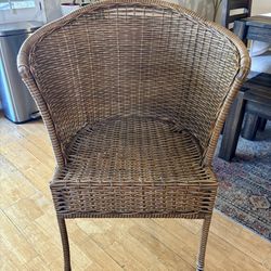 Vintage Woven (Rattan?) Chair 