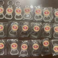 NFL Bottle Opener Keychain 