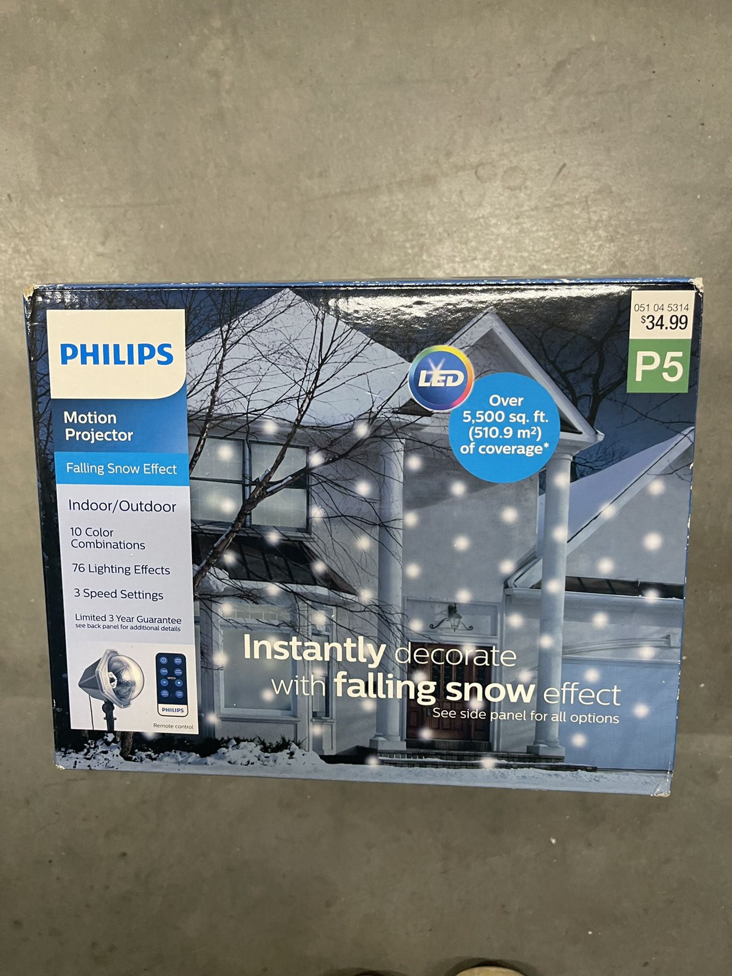 Philips Instantly Decorate With Falling Snow Machine