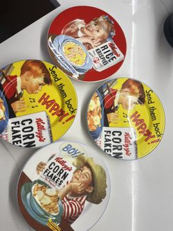 Vintage Kelloggs plates