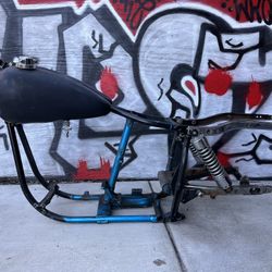 Shovelhead Frame Split Tanks Swingarm And Shocks