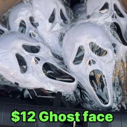 White Ghost Face Halloween Mask Brand New Multiple Available