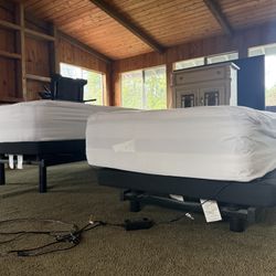 Adjustable Electric Bed With Mattresses