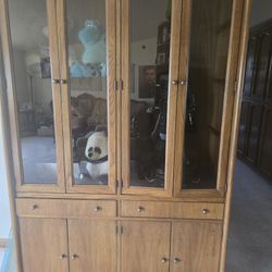 Large Wooden Hutch