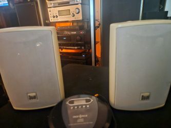 Dual Indoor/outdoor Speakers 200 Watt Max