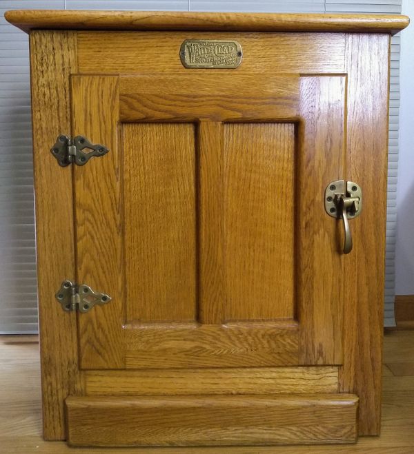 Vintage Reproduction White Clad Ice Box/Chest, Simmons for Sale in