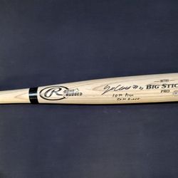 Angels Jo Adell Signed, 2x Inscribed,  Beckett-Certified Baseball Bat 