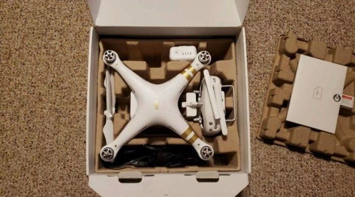 DJI Phantom 3 Professional Quadcopter 4K Gimbal RTF GPS Camera Drone w/extras