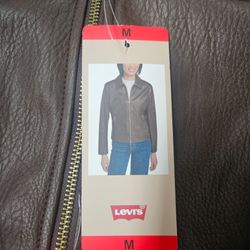 Levi's Women's Faux Leather Jacket Size M