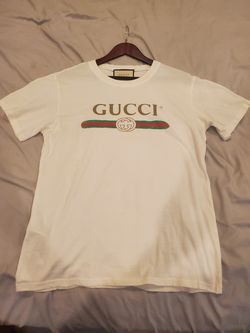NEW Oversized washed T-shirt with Gucci logo SIZE L UA