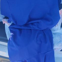 Blue Maternity Dress