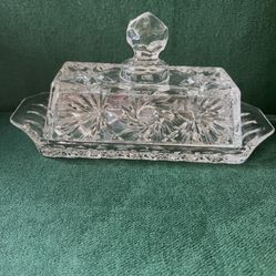Crystal Butter Dish