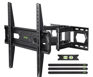 USX MOUNT TV Wall Mount for 32-74 inch Flat Screen/LED/4K up to 110lbs, Full Motion TV Mount Bracket with Swivel & Tilt Articulating Dual Arms, Max VE