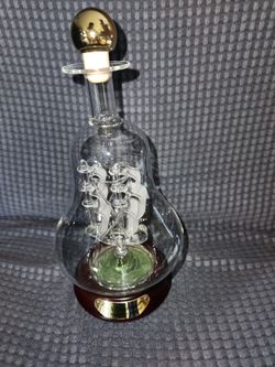  Glass Ship In The Bottle Decanter