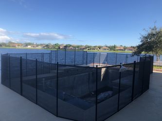 Life saver pool fence