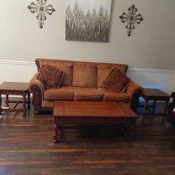 FREE Sofa, Coffee Table And 2 End Tables
