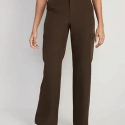 Old Navy High-Waisted All-Seasons StretchTech Cargo Pants Women French Roast S
