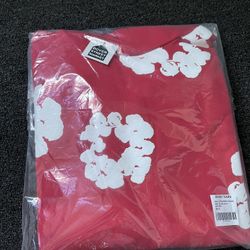 Red Denim Tear Hoodie