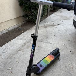 Kids Electric Scooter with Adjustable Height, Kick Scooter for K