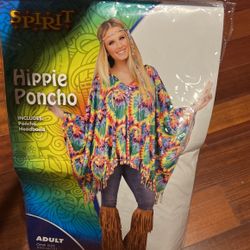 Hippy Poncho Halloween Costume