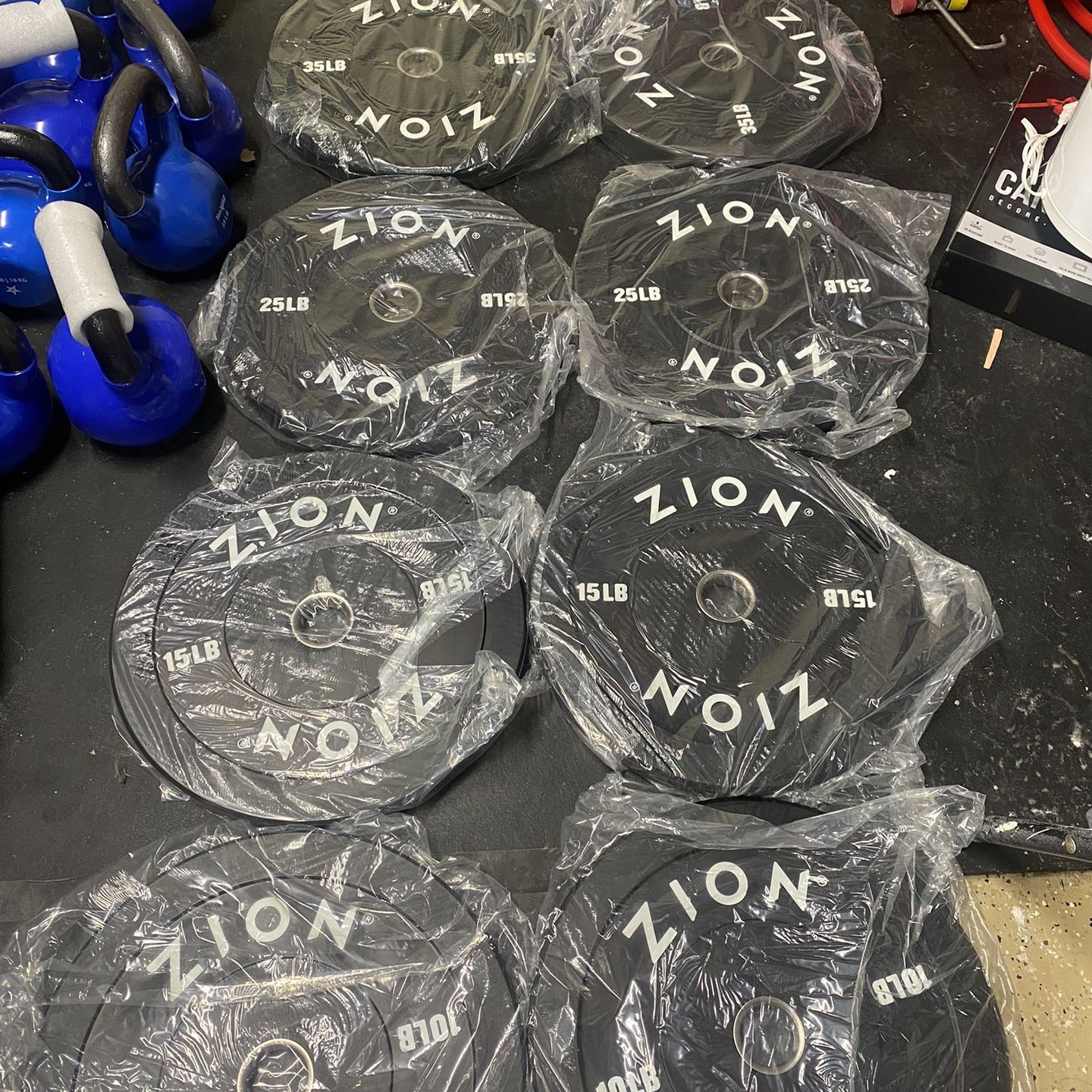 Bumper Plates Set 260 Lbs 