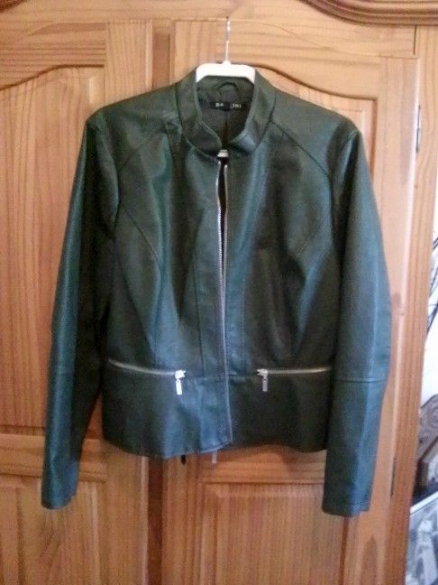 Women's Faux Leather Jacket 