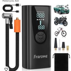 Tire inflator Portable Air Compressor for Cars, Balls and Motorcycles