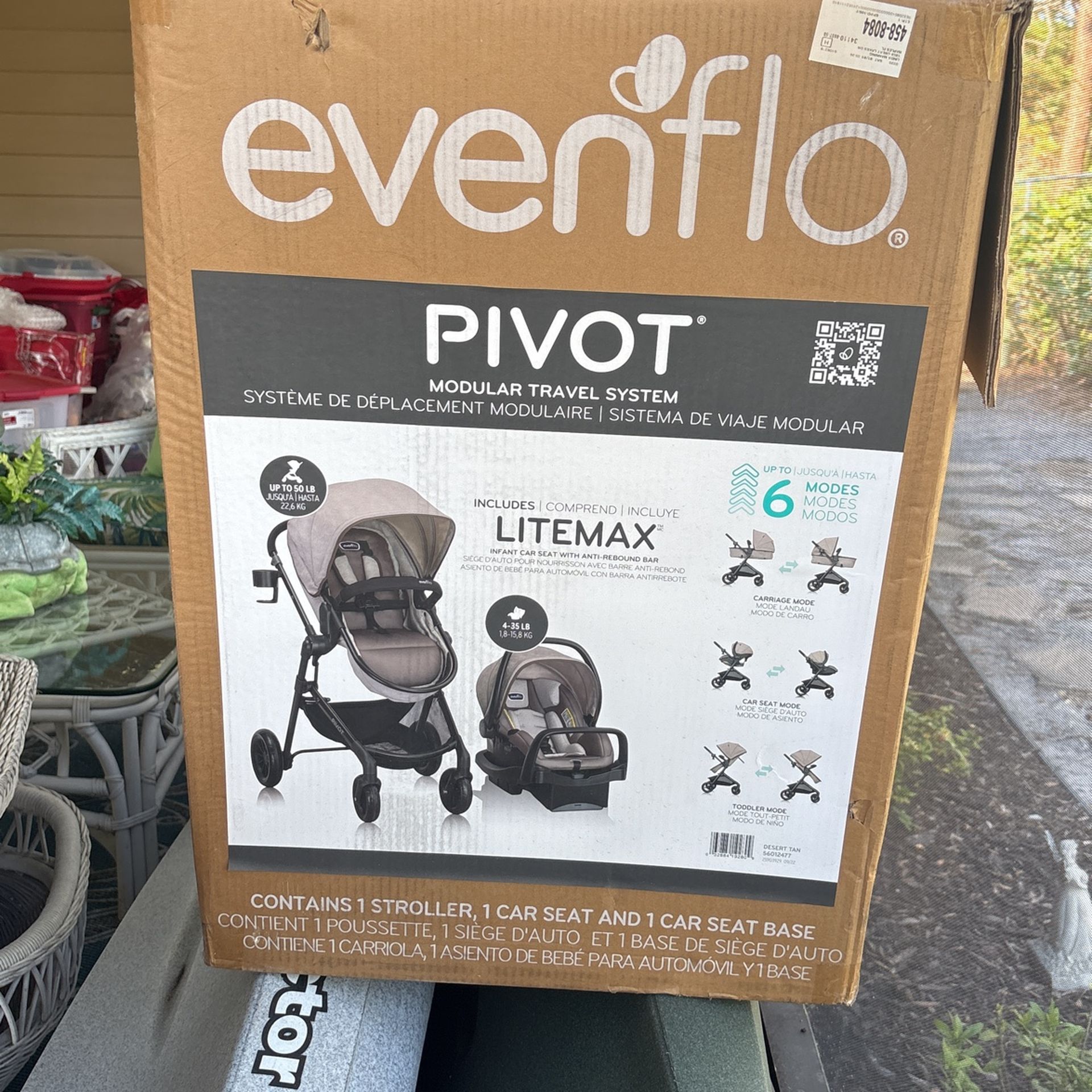 Brand New Never Used Stroller And Car Seat All In One By Even Flow